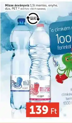 PRIVÁT Mizse ásványvíz ajánlat