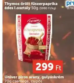 PRIVÁT Thymos őrölt fűszerpaprika ajánlat