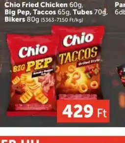 PRIVÁT Chio Fried Chicken, Big Pep, Taccos, Tubes, Bikers ajánlat
