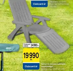 Tesco Saturno összecsukható napozóágy ajánlat