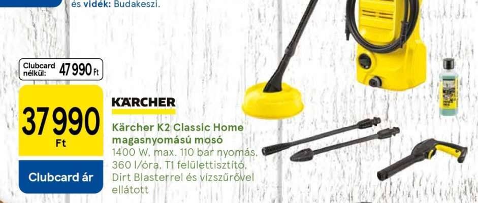 Karcher Magasnyomasu Moso Tesco
