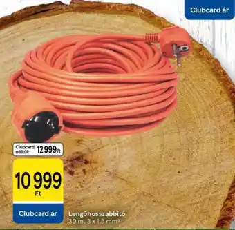 Tesco Hosszabbító ajánlat