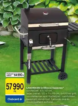 Tesco LANDMANN Grillkocsi faszenes ajánlat