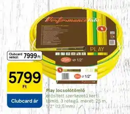 Tesco Play locsolótömlő ajánlat