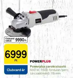 Tesco Powerplus sarokcsiszoló ajánlat