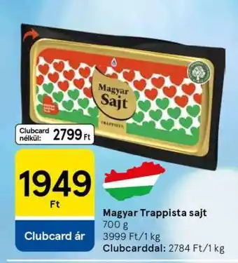Tesco Magyar Trappista Sajt ajánlat