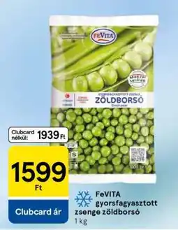 Tesco FeVita gyorsfagyasztott zsenge zöldborsó ajánlat