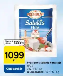 Tesco Président Salakis Feta sajt ajánlat