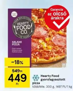 Tesco Hearty Food gyorsfagyasztott pizza ajánlat