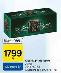 Tesco After Eight desszert ajánlat