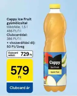 Tesco Cappy Ice Fruit gyümölcsital ajánlat