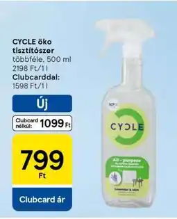 Tesco CYCLE öko tisztítószer ajánlat