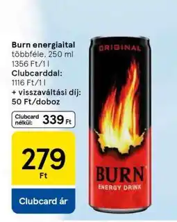 Tesco Burn energiaital ajánlat