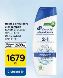 Tesco Head & Shoulders 2in1 sampon ajánlat