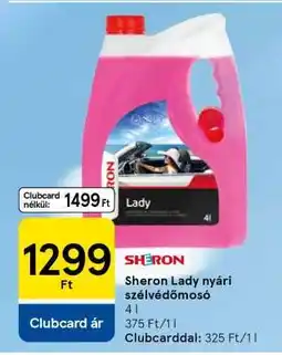 Tesco Sheron Lady nyári szélvédőmosó ajánlat