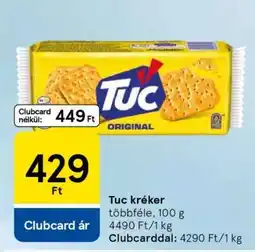 Tesco TUC Kréker ajánlat
