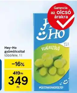 Tesco HEY-HO GYÜMÖLCSITAL ajánlat