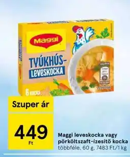 Tesco Maggi leveskocka vagy pörköltzaft-ízesítő kocka ajánlat