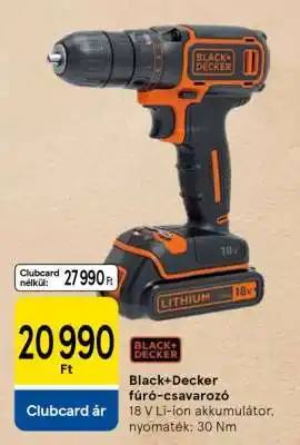 Tesco Black+Decker fúró-csavarozó ajánlat