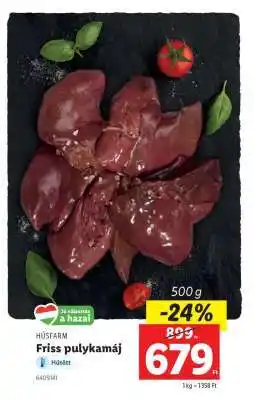 Lidl Friss pulykamáj ajánlat