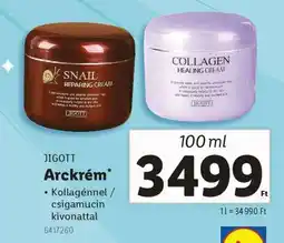 Lidl JIGOTT Arckrém ajánlat