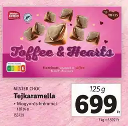 Lidl MISTER CHOC Tejkaramella ajánlat