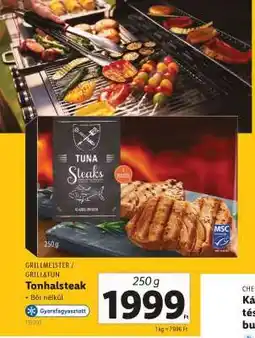 Lidl Tonhalsteak ajánlat