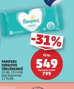 PENNY Pampers Sensitive Törlőkendő ajánlat