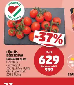 PENNY Fürtös bébiszilva paradicsom ajánlat