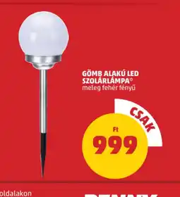 PENNY Gömb alakú LED szolárlámpa ajánlat