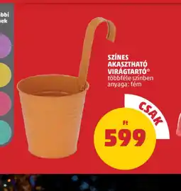 PENNY Színes akaszthat virágtart ajánlat