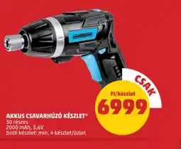 PENNY Akkus csavarhúz készlet ajánlat