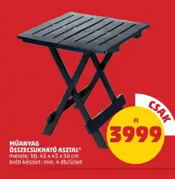 PENNY Műanyag összecsukhat asztal ajánlat