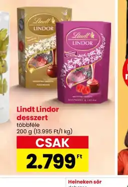 Spar Lindt Lindor desszert ajánlat