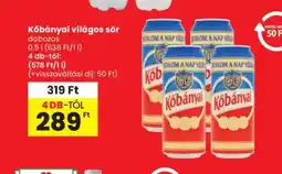 Spar Kőbányai világos sör ajánlat