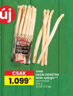 Spar Spar Hazai Szeretem Fehér Spárga ajánlat