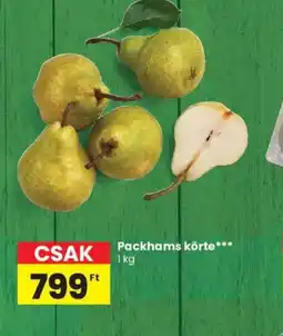 Spar Packhams körte ajánlat