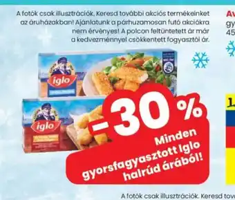 Spar Iglo gyorsfagyasztott halrúd ajánlat