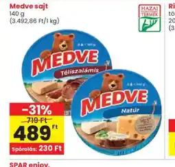 Spar Medve sajt ajánlat