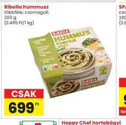 Spar Ribella Hummusz ajánlat