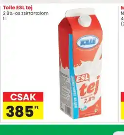 Spar Tolle ESL tej ajánlat