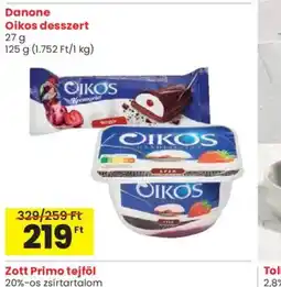 Spar Danone Oikos desszert ajánlat