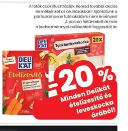Spar Delikát ételízesítő és leveskocka ajánlat