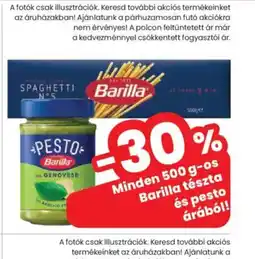 Spar Barilla tészta és pesto ajánlat
