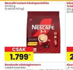 Spar Nescafé instant kávéspecialitás ajánlat