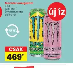 Spar Monster energiaital ajánlat