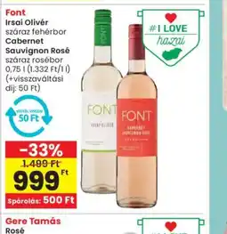 Spar Font ajánlat