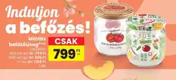 Spar Mintás befőzőüveg ajánlat