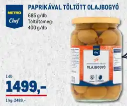 Metro Metro Chef Paprikával töltött olajbogyó ajánlat