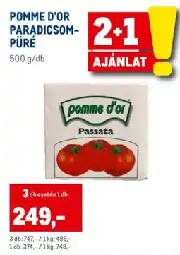 Metro Pomme D'or paradicsom- püré ajánlat